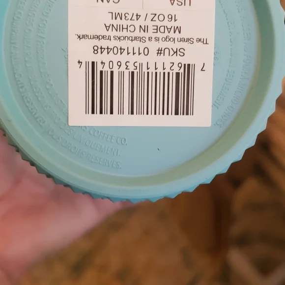 Starbucks bling blue aqua ombre tumbler - Picture 4 of 4